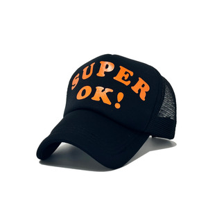 2025 Punk Hip Hop Khuyến Mại Phổ Biến Siêu OK Chữ In Mát 5 Tấm Lưới Trở Lại Trucker Mũ Bóng Chày <span class=keywords><strong>Hat</strong></span> Cho Nam Giới Phụ Nữ - Product Image 5