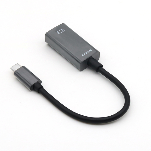 25cm 4K Type C to HDMI Adapter USB 3.1 USB-C USBC to HDMI Adapter Male to Female Cable Converter Compatible for Computer Desktop