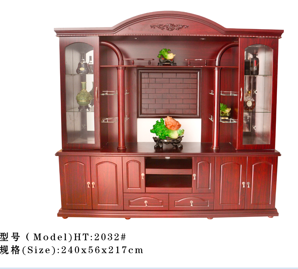 Классическая домашняя деревянная мебель, современный дизайн стенового шкафа из МДФ для телевизора