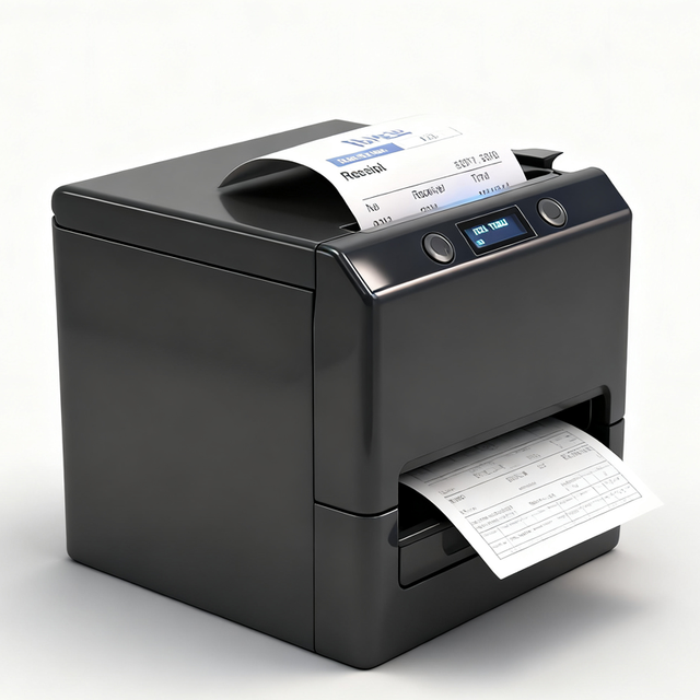 HENEX 80mm Thermal POS Printer with Screen Two Color Print Function Invoice Receipt Printer USB Interface Stock