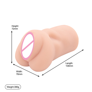 TPE Pocket Pussy Sex Doll Männlicher Mastur bator Pocket Pussy 2 in 1 Realistische strukturierte Vagina Anal Pocket Pussy Sexspielzeug für Männer - Product Image 6
