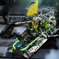 Meiji 13053 Robot Machinery Action Figure Insect Animal Bricks Kit Mecha Model Gift Toy untuk Dewasa Set Blok Bangunan
