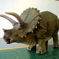 Costume de dinosaure réaliste pour deux personnes, dinosaure marcheur pour adultes, tricératops, jambes cachées, costumes de dinosaures