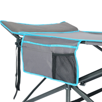 Lit de camping pliable en acier imperméable multifonctionnel pour utilisation en parc et en villa
