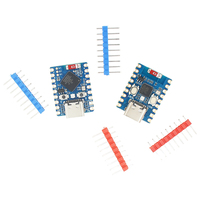 Papan Pengembangan Mini ESP32-C3-Zero Waveshare MCU 32-Bit Single-core 160MHz 2.4GHz Wi-Fi 5 I2C