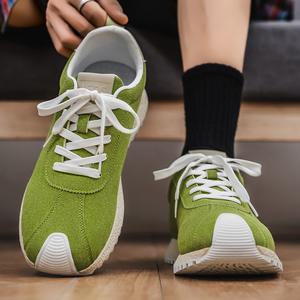 Zapatos casuales para hombre, zapatos deportivos de primavera, zapatos modernos para hombre, zapatos para estudiantes con suela gruesa que aumentan la altura. - Product Image 5