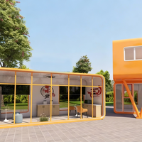 Maison préfabriquée moderne en forme de cabane Apple, maison mobile de luxe pour complexe hôtelier, camping, hôtel