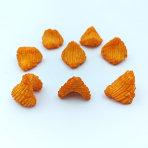 Craquelins de riz croustillants saveur BBQ mexicain, <span class=keywords><strong>snacks</strong></span> triangulaires côtelés pour les distributeurs en gros de produits alimentaires - Product Image 3