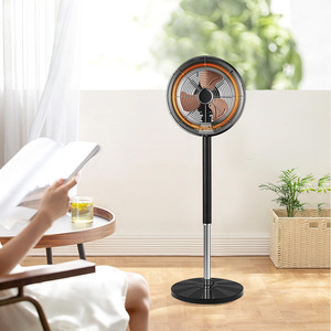 Ventilateur de sol oscillant Winningstar 18-28,9 pouces, électrique, avec commande vocale, refroidissement, chauffage, circulation d'air, usage domestique - Product Image 1