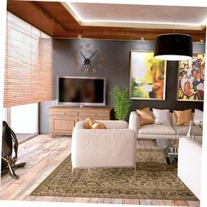 Horloge murale 3D en acrylique, moderne, minimaliste, européenne, abstraite, DIY, lumineuse et silencieuse, vente en gros - Product Image 6