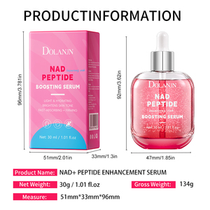 Sérum Peptidique NAD, Sérum Visage Riche en <span class=keywords><strong>Niacinamide</strong></span>, Éclaircissant et Raffermissant, Absorption Rapide, Hydratant, Flacon compte-gouttes 30ml, OEM - Product Image 6