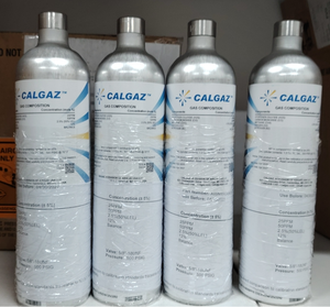 Cilindros de Aluminio Calgaz Sulphide 58L 8AL-58L para Instrumentos, 2 kg, Origen EE. UU., en Stock - Product Image 1
