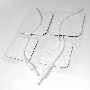 Électrodes de surface pour la physiothérapie 40x40mm 50x50mm, coussinets de massage en hydrogel non tissé, ensemble d'électrodes diaphragmatiques - Product Image 1