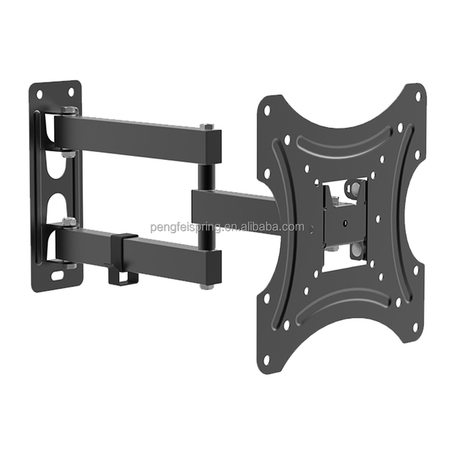 Extendable Articulating Cold Rolled Steel TV Wall Mount Long Arm Full Motion Tilt Swivel Bracket 360 Degree 42" Max Size