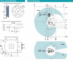 Robot industriel à 6 axes Sooyee SYB2560A, charge utile de 60 kg, portée de 2499 mm, contrôlé par PLC, boîte de vitesses, moteur, neuf, pour la manutention lourde - Product Image 5
