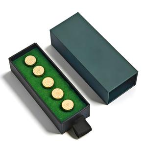 Botón de metal dorado KUNSHUO para ropa Baju Melayu, botón personalizado con logo de marca para camisas y ropa Baju Melayu - Product Image 1