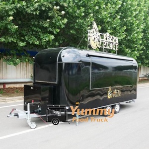 Yummy Street Mobile Fast Food Cart by Manufacturer Outdoor <b>Car</b> Trailer <b>Push</b> Truck for Restaurants for Ice in USA - Product Image 4