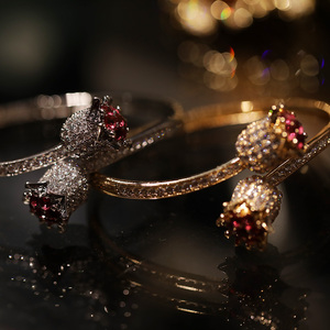 XILIANGFEIZI Bracciale con Zirconi e Rosa di Alta Qualità, Produzione in Piccoli Lotti, Regalo <span class=keywords><strong>per</strong></span> <span class=keywords><strong>San</strong></span> <span class=keywords><strong>Valentino</strong></span> - Product Image 4