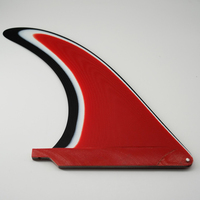 Nouvelles ailerons centraux en fibre de verre Volan 9' / 9'5 / 10' pour longboard de surf