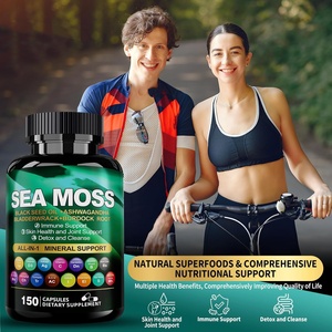 Oem Hữu Cơ rêu biển phức tạp viên nang hệ thống miễn dịch thảo dược bổ sung với dầu hạt đen Ashwagandha cây ngưu bàng gốc - Product Image 5