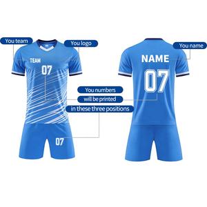 Nieuwe Groothandel Voetbal Truien Op Maat Gemaakte Heren Bedrukte Geborduurde Voetbalshirts - Product Image 2