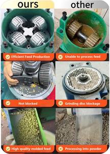Nhỏ gia cầm nhỏ gà Gà Cá lợn dê gia súc mèo động vật <span class=keywords><strong>PELLET</strong></span> làm pelletizer Mill thức ăn Máy chế biến - Product Image 2
