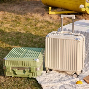 Bolsas de viaje con bloqueo de contraseña ABS para equipaje <span class=keywords><strong>sin</strong></span> <span class=keywords><strong>cremallera</strong></span> Marco de aluminio Equipaje Trolley Maleta - Product Image 5