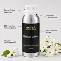 Huile diffuseur HVAC commerciale 500 ml, aromathérapie sans eau, huile parfumée pour hôtel, désodorisant d'ambiance, vente en gros OEM