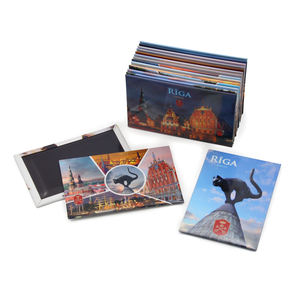 Imán Decorativo Cuadrado para Refrigerador de Nassau, Bahamas, con Diseño de Lago Azul, Playa, Flamingo, Recuerdo Coleccionable - Product Image 3