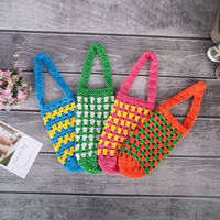 Porte-gobelet en tissu isolé avec logo personnalisé, crochet à la main créatif, conception tricotée, sac à bandoulière lavable et réutilisable, boîte de sublimation