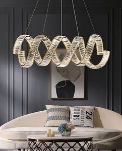 <span class=keywords><strong>Lustre</strong></span> moderne de luxe à double hélice, cristal LED, pour la maison, pour le salon et la salle à manger - Product Image 6