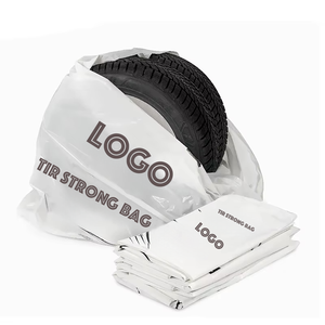 Biểu Tượng Tùy Chỉnh Heavy-Duty Không Thấm Nước Dùng Một Lần Pe <span class=keywords><strong>LDPE</strong></span> Rõ Ràng Nhựa Lốp Túi Vật Liệu Tái Chế Với Logo - Product Image 3