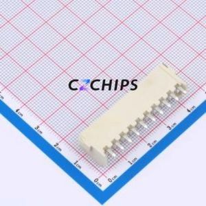 WAFER-VH3.96-10PWT-W1-P Wire-to-Board Pin Header SMD,P=3.96mm,Horizontal Mount Connector 1x10P 3.96mm Horizontal Mount 10P - Product Image 2