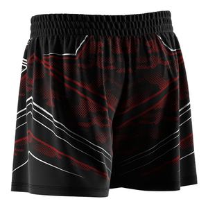 กางเกงขาสั้นออกกำลังกายสำหรับผู้ชาย ผลิตจากโพลีเอสเตอร์ แห้งเร็ว เหมาะสำหรับวิ่ง ฟิตเนส เทรนนิ่งกล้ามเนื้อ ดีไซน์สวยงาม - Product Image 2