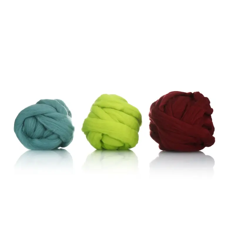 Superfijne Chunky Australië Merino Wol Tops Bulk Tops Voor Hand Breien Garen