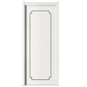 Waterproof Anti-Mildew Wood Plastic Composite Interior Doors