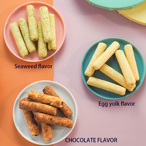 Snacks de Granos Saludables Sin Freír ni Aditivos al por Mayor, Barras de Cereal de Granos Crudos, Barras Energéticas de Maíz Rellenas de Chocolate, Pastel de Arroz - Product Image 3