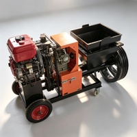 Machine à projeter du mortier électrique à haute efficacité avec une performance de pulvérisation rapide pour les projets de plâtrage mural en construction