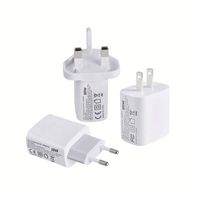Chargeur mural rapide 20W USB-C adaptateur secteur prise américaine câble PD pour iPhone