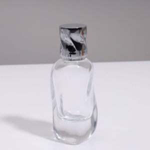 Botella <span class=keywords><strong>de</strong></span> Perfume <span class=keywords><strong>de</strong></span> Vidrio Grueso <span class=keywords><strong>de</strong></span> Diseño Ergonómico <span class=keywords><strong>de</strong></span> 30 ml con Tapa <span class=keywords><strong>de</strong></span> Zamac y <span class=keywords><strong>Atomizador</strong></span> Presurizado <span class=keywords><strong>de</strong></span> 0.13 cc - Product Image 1