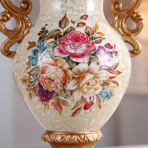 Mini florero de resina ligero de lujo Vintage decoración del hogar centro de mesa estilo antiguo - Product Image 3