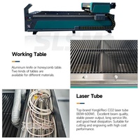 Machines de découpe et de gravure laser CNC à lit plat CO2 1325 1530 2030 100W 200W 300W