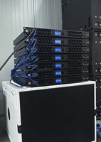 Amplificateur de puissance numérique 4CH Dsp-654 1U 650W Portable Facile à utiliser Équipement sonore de scène léger Événements