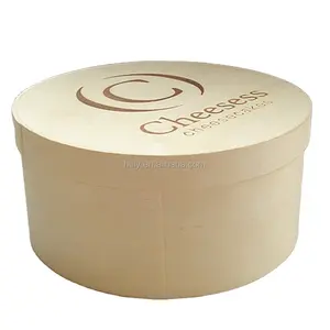 custom cheap thinning plywood poplar wooden food sushi round packaging box for cheese chocolate candy ramanda premium wholesale