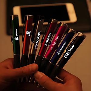 Многофункциональные недорогие светодиодные шариковые ручки с логотипом - Product Image 2