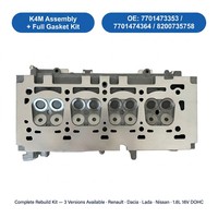 Culasse K4M 1.6L 16V DOHC |   OE 7701473353 7701473352 |   Renault Logan Megane Clio Dacia Lada Duster