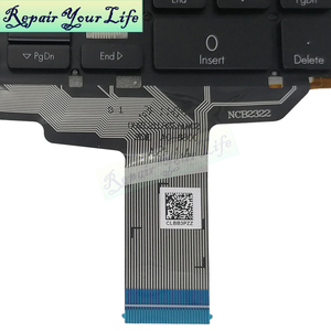 คีย์บอร์ดแล็ปท็อปแบ็กเก็ตภาษาอังกฤษของสหรัฐสำหรับ Asus <span class=keywords><strong>VivoBook</strong></span> <span class=keywords><strong>17</strong></span> X1702 X1702Z X1703 X1703Z แป้นพิมพ์ X1703ZA สีดำใหม่ - Product Image 5