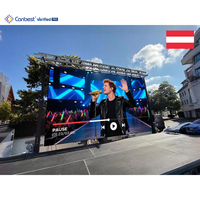 Écran LED extérieur Canbest P2.9 P3.91, écran LED de location, panneau mural vidéo LED extérieur 500x1000mm pour fond de scène