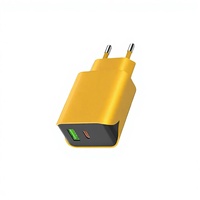TKT Offre Spéciale 20W double port USB chargeur PD 20W QC3.0 charge rapide pour iPhone Android ordinateur portable EU US Plug Compatible Gan caméra utilisation