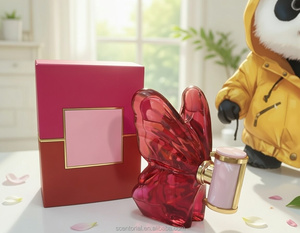 Perfume Premium Pink Butterfly, Aroma Adictivo a Frambuesa, Almizcle y Ambroxan, Dulce y Floral, EDT 80ml, Envío Rápido Internacional - Product Image 4